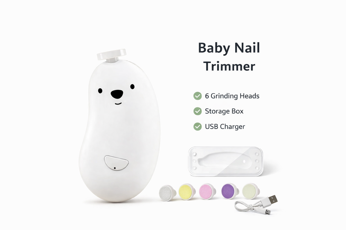 PawZenu Electric Baby Nail Grinder
